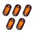 thumbnail image 1 of Luces indicadoras universales de fácil instalación para montaje en superficie para remolques, barcos, furgonetas y caravanas, LED superbrillantes, larga vida útil, mini luces LED ovaladas, 1 of 5