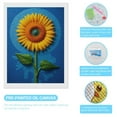 thumbnail image 3 of Diamond Art Kits for Adults, Sunflower Blue Canvas Art 5D Diamond Painting Kits for Adults Beginners, DIY Full Drill Diamond Painting, Gem Art and Crafts 12x16, 3 of 7