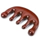 thumbnail image 1 of Peine estimulador del cuero cabelludo de sándalo para el crecimiento del cabello, peine de dientes anchos de madera para mujeres, 1 of 9