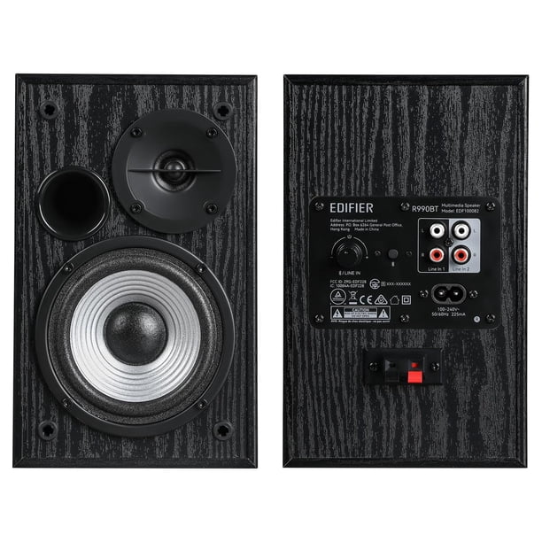 Edifier R990BT Bluetooth Active Bookshelf Speakers 2.0 (Black)