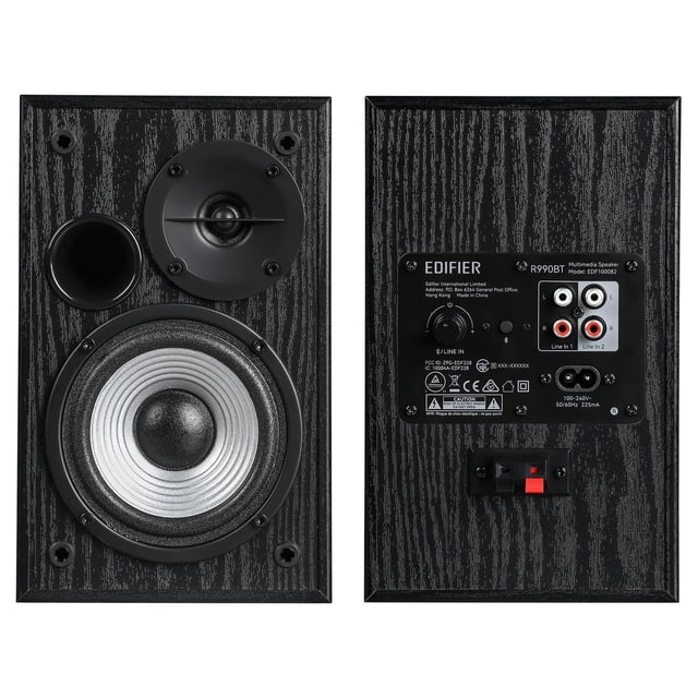 Edifier R990BT Bluetooth Active Bookshelf Speakers 2.0 (Black)