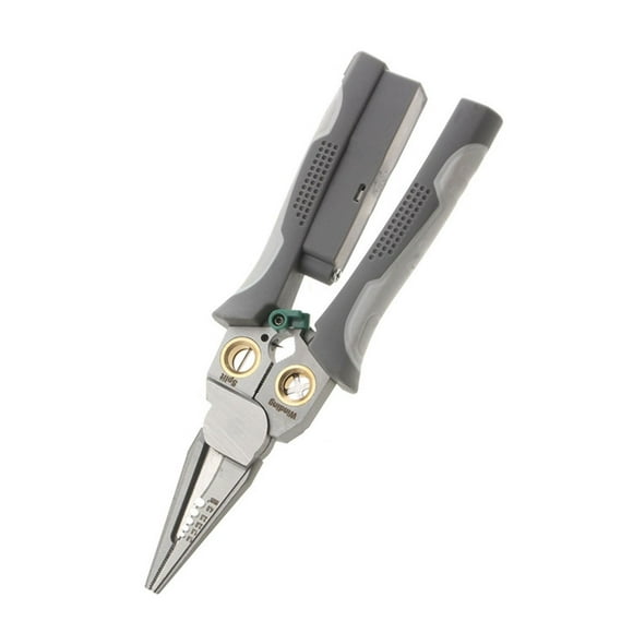 AKEGAMN Liquidation! Dénudeur de Fils 8 en 1 avec Testeur de Tension Coupe-Câbles Multifonction Pinces Coupe-Fil et Fonction de Dénudage pour Fils de 1018 AWG Idéal pour les Travaux d'Électricien un Multi-Amusement