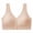 #03 Khaki 【Mix, Match & Rotate: Stock Up on Daily Colors】, variant on Front Closure Sports Bra for Women, Full Coverage Wire Free Bra with Wide Shoulder Straps, Back Smoothing Comfort Bra | VerBelle,Black 6XL
