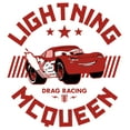 thumbnail image 2 of Boy's Cars Lightning McQueen Drag Racing  Graphic Tee White Medium, 2 of 4