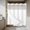 White, variant on Peach Fuzz No Hook Shower Curtain Waterproof, Bathroom Curtains with Snap in Liners and See Through Top Window, Modern Pure Peach Fuzz Hotel Style Bathtub Curtains Shower 36"Wx72"L