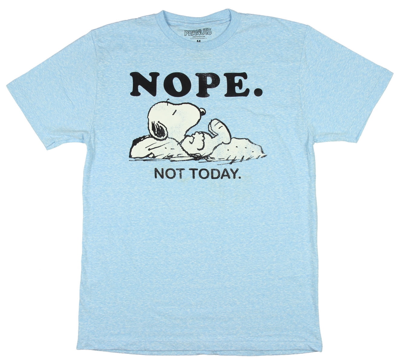 Men/'s Peanuts Snoopy T Shirt Don/'t Worry Be Happy Woodstock Rainbow Graphic Tee