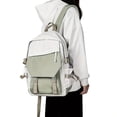 thumbnail image 1 of 1pc Retro Flap Backpack, Women Student Backpack Men Large Capacity Backpack, Fashion Contrast Color Bag, Large-capacity Travel Bag, 1 of 5