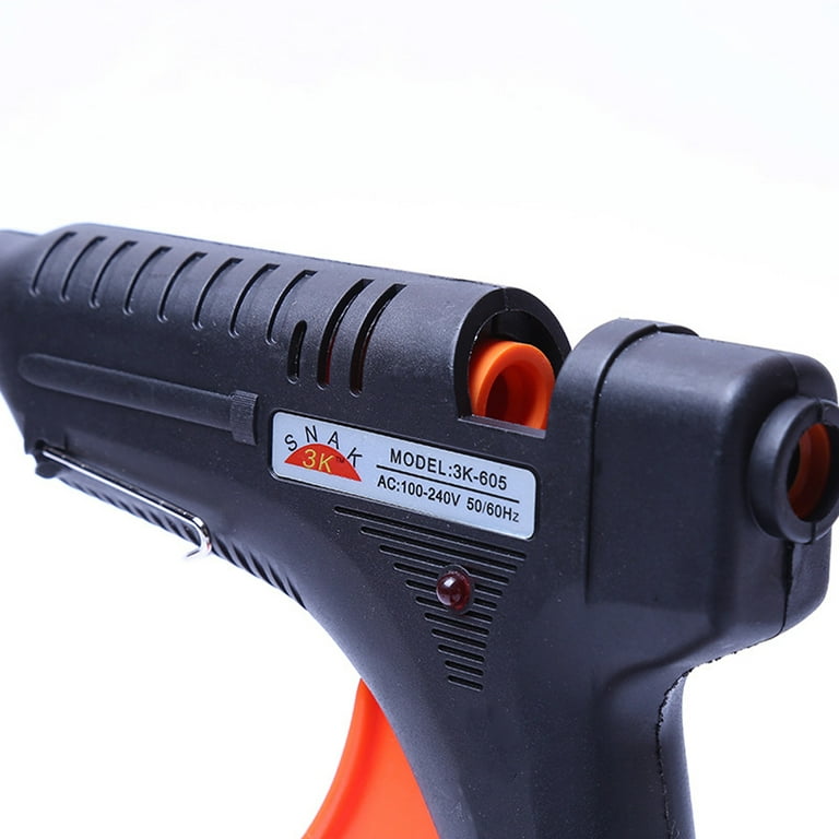 KeLDE 100W Full Size Hot Glue Gun and 10W Mini Glue Gun with 50 pcs Glue  Sticks, Includes Changeable Fine Tip Nozzles