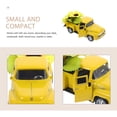 thumbnail image 4 of Yellow Truck Ornament Vintage Decor The Office Tier Serving Tray Car Trim Tiered Metal Pickup with Sunflowers, 4 of 6