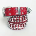 thumbnail image 6 of Bling Rhinestone Belt Western Cowgirl Belt Studded Rhinestone Waistband Belt, 6 of 16