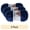 Dark Blue, variant on (3 pack) Flecks Yarn by Loops & Threads - Yarn for Knitting - Crochet - Weaving - and Arts & Crafts - Blue - Acrylic Blend - 6.53 oz
