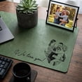 Custom Grandpa Photo Desk Mat, Personalized Gaming Mouse Pad Gift ...