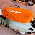 thumbnail image 2 of 1pc Motorcycle Waterproof Seat Cover Stretchy Accessories Case For Vespa Gts300 150 Dustproof Rainproof Cover, 2 of 4