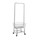 thumbnail image 4 of Ropa de ropa enrollable Rack de ropa de metal Ropa de ropa pesada Ajustable para exhibición Almacenamiento de almacenamiento de dormitorio Armario Sin dobladillo, 4 of 7