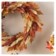 thumbnail image 6 of 24" D Fall Sorghum Wreath with Metal Hanger, Harvest Wreath for Front Door, Fall Door Wreaths for Indoor Outdoor Thanksgiving Harvest Holiday Decorations, 6 of 6