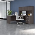 thumbnail image 3 of Studio C 72W L-Shaped Desk with Hutch & Drawers in Storm Gray - Engineered Wood, 3 of 6
