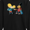 thumbnail image 3 of Hey Arnold! - Arnold and Gerald Skateboard - Toddler And Youth Long Sleeve Graphic T-Shirt, 3 of 5