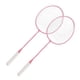 thumbnail image 5 of Juego De Raqueta De Bádminton Rosa, Antideslizante Que Reduce La Resistencia Al Aire Raqueta De Bádminton Rosa Para Patio De Juegos, 5 of 7