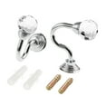 thumbnail image 1 of Last Chance Violete 2 x Crystal And Tie Back Hooks - Ideal For Designer Fabric Curtains, 1 of 4