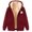 Wine, variant on Womens Hoodies Halloween Unisex Festive Print Zip Up Sweatshirt Long Sleeve Pullover Tops With Pockets Fleece Lined Warm Soft Beige L