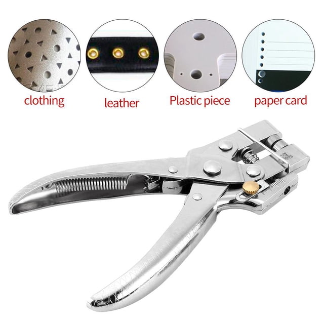 Kit de ojales, herramienta de ajuste de ojales para cinturones con 400 piezas de ojales huecos de fácil presión, para colocar ojales en cuero, lonas, tiendas de campaña