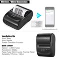 thumbnail image 2 of POS-5802DD Mini Portable Wireless USB Thermal Printer Receipt Ticket POS Printing for iOS Android Windows, 2 of 7