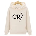 thumbnail image 2 of Cr7 Imprimé Mode Urbaine Star du Football Hommes Femmes Chandails en Molleton Mode Chandails à Capuchon Tops, 2 of 5