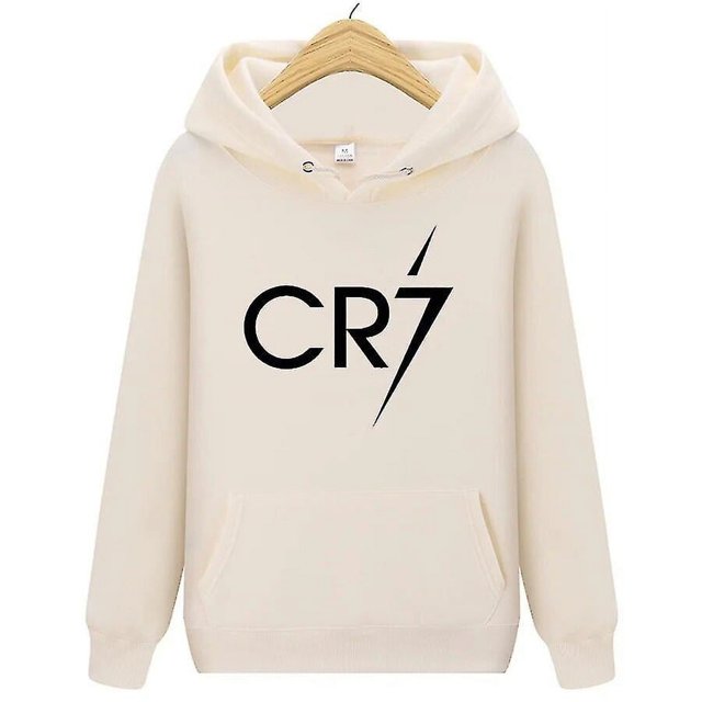 Cr7 Imprimé Mode Urbaine Star du Football Hommes Femmes Chandails en Molleton Mode Chandails à Capuchon Tops