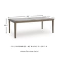 thumbnail image 3 of Signature Design by Ashley Rainier Ranch Brown Outdoor Dining Table, 3 of 10