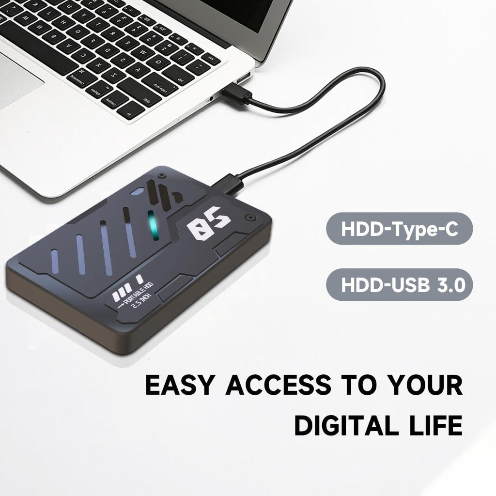 YIGSECU Portable Externals Hard Drive with USB3.0 Interfaces for Computer and Gaming Compatibility