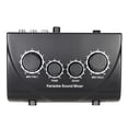 thumbnail image 1 of Karaoke Sound Mixer Dual Mic Inputs With Cable, 1 of 7