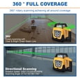 thumbnail image 5 of KAYESAMPRA Automatic Self Leveling Green Rotary Laser Level 500m Range Kit With 1.65M Tripod & Aluminum Grade Rod, 5 of 15