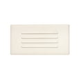 NICOR Lighting 9.5Inch Incandescent Step Light with Faceplate, White (15700)