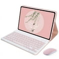 thumbnail image 1 of For Mi Pad 6 Case with Keyboard Case for Xiaomi Pad 6 2023 for Xiaomi Pad 6 Pro 11 inch Tablet Cover Keyboard Teclado Funda pink with mouse German(QWERTY), 1 of 6