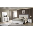 thumbnail image 7 of Olivia Contemporary Style Dresser with Metallic Accents Made with wood in White, 7 of 7