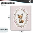 thumbnail image 4 of Stupell Industries Cottage Fox with Cherry Blossoms Canvas Art, 16 x 20, by Christine Simpson Art, 4 of 8