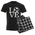 thumbnail image 6 of CafePress - Love Soccer Men's Dark Pajamas - Men's Dark Loose Fit Cotton Pajama Set, 6 of 7