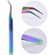 thumbnail image 2 of 2 Pack Stainless Steel Curved Tweezers ,Straight Tweezers for Picker Eyebrow Eyelash Tweezers Manicure Nail Art Tools, 2 of 4