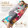 thumbnail image 5 of Body Pillow Cover, Colorful Dog Cat Collage Body Pillow Cases with Zipper Soft Breathable Smooth Skin Friendly Long Pillow Case 20x60 inches, 1Pcs, 5 of 7