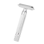 Aibecy Shaving Razors Double Edge Handled Safety Traditional Shaving Razor Stainless Alloy Chrome Plating