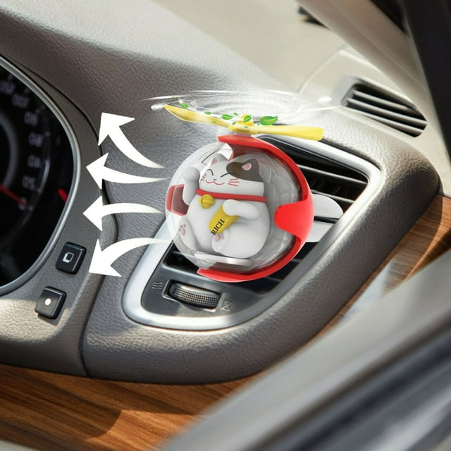 Xihbxyly Aromaterapia para Coche con Forma de Bola Voladora, Adorno Interior de Diseño Único, Aroma Duradero, Elegante Opción de Regalo, Mejora La Decoración Del Vehículo, Ideal para Familiares y Ami