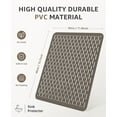 thumbnail image 4 of Bligli 15.7x11.8inch Kitchen Sink Mat, PVC Eco-Friendly Bottom Protector with Fast Drain & Anti-Slip, Clear Gray, 4 of 7