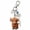 C, variant on A Little Highland Cow for You Keychain, 4th of July Cure 3D Resin Cow Keychain Bag Charm with Birthstone Charm Inspirational Gift for Men Women