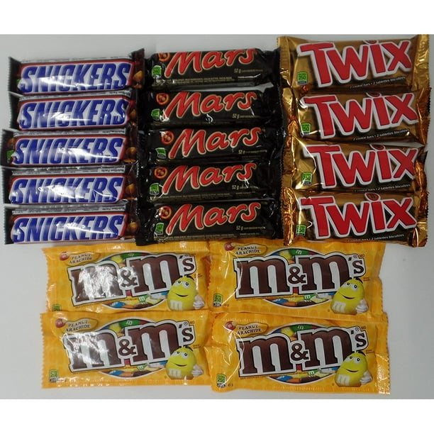 Mars Chocolate Bars - 4 M&Ms, 4 Twix, 5 Snickers, 5 Niger