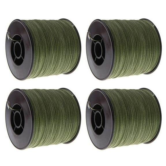 4X 300M Fishing Line 100 LB 0.55mm Strong PE Braid Green