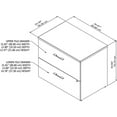 thumbnail image 6 of Pemberly Row 36W 2 Drawer Lateral File Cabinet in Storm Gray - Engineered Wood, 6 of 7