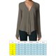 thumbnail image 5 of Minnieouse Tops de manga larga con cuello en V profundo para mujer, blusa sólida, camisetas sueltas de gasa para otoño Type2 NO2, 5 of 6