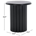 thumbnail image 6 of Safavieh Monka Modern Wood Round End Table, Balck, 6 of 7