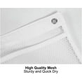 thumbnail image 5 of Mesh Shower Organizer Hanging Mesh Pockets Bathroom Caddy 6 Pockets Hang Curtain Rod with 4 Rings, Shampoo Shower Organizer, Quick Dry, Space Saving, 5 of 9