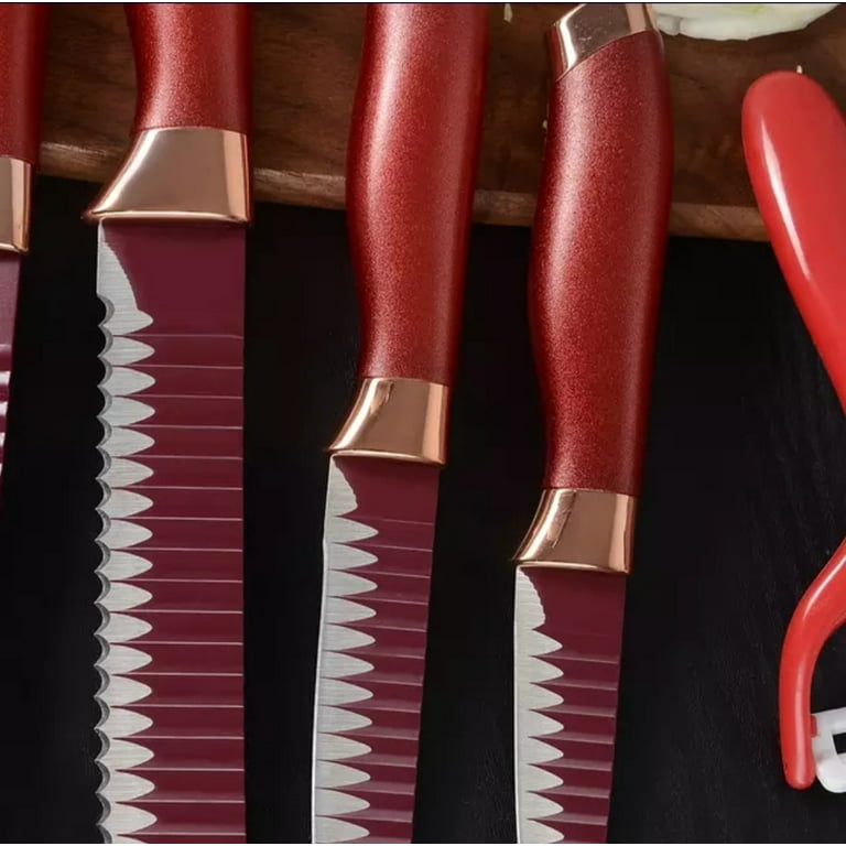 Royal Red Steak Knife Set 